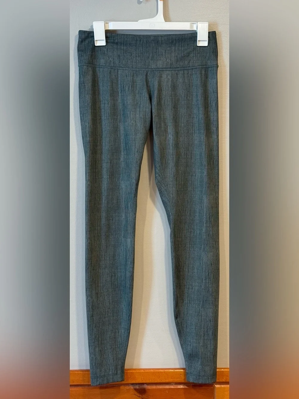 Lululemon Wunder Under Pant Full-On Luxtreme Burlap Texture Earl Gray Women's 8